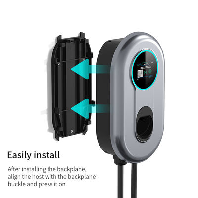 11.04KW type de 3 phases - chargeur station rapide et commode de Wallbox de 2 EV de véhicule électrique de charge