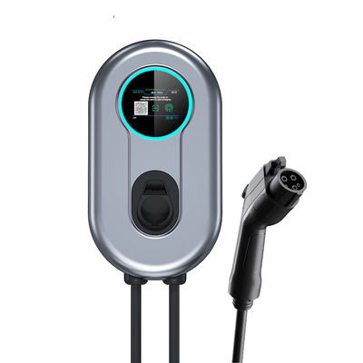 Chargeur de véhicule électrique de la station de charge du chargeur 40A du type 1 EV 9.6KW Wallbox Level2 avec l'écran d'affichage à cristaux liquides
