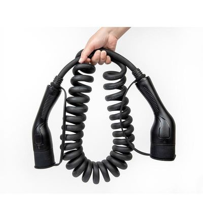 le chargeur de voiture de 5M EV Charging Cable Electric câblent le Type2 IEC62196 à la prise de Type2 32A 7kW avec le sac de stockage