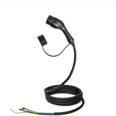 C.A. de remplissage 250V de câble de chargeur de la prise 32A/1Phase EV de l'arme à feu IEC62196 de véhicule électrique simple de Type2