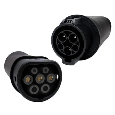 Type 1 du véhicule électrique SAE J1772 au connecteur de remplissage de Type2EV, adaptateur 22KW de chargeur à C.A. EV