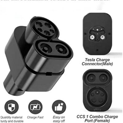 adaptateur du surchauffeur 400A pour C.C 500V CCS 1 combiné de Tesla de voiture à l'adaptateur de remplissage de connecteur de TPC