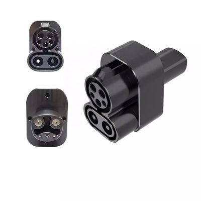 Convertisseur de remplissage extérieur CCS1 de véhicules électriques combiné à C.C 400A d'adaptateur de Tesla