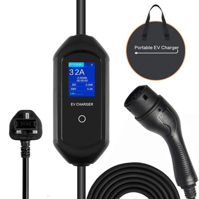 stations de charge portatives du Type2 EV à C.A. de voiture électrique de maison de 7Kw 32A pour des véhicules électriques
