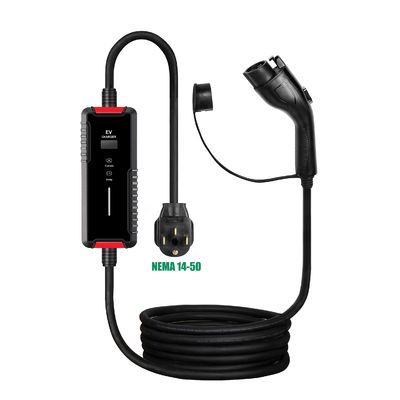 Chargeur futé portatif SAE J1772 de voiture électrique de type 1 des stations de charge de la maison EV à C.A. 16A