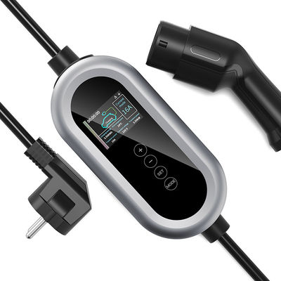 L'OEM a adapté le chargeur aux besoins du client portatif électrique portatif de la station de charge de voiture à C.A. 230V de Type2 16A EV