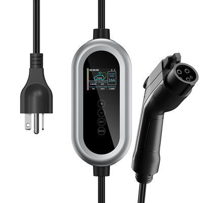 Norme américaine à C.A. de la maison EV de charge des stations 16A de type 1 de chargeur futé portatif de voiture électrique