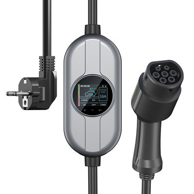 50/60Hz type - chargeur portatif de 2 EV avec le chargeur réglable actuel de la maison EV à C.A. 230V de boîte de contrôle