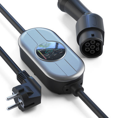 50/60Hz type - chargeur portatif de 2 EV avec le chargeur réglable actuel de la maison EV à C.A. 230V de boîte de contrôle