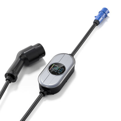 Chargeur à C.A. 250V EV de Type2 pour la pile de remplissage actuelle du véhicule électrique 16A Adjusement