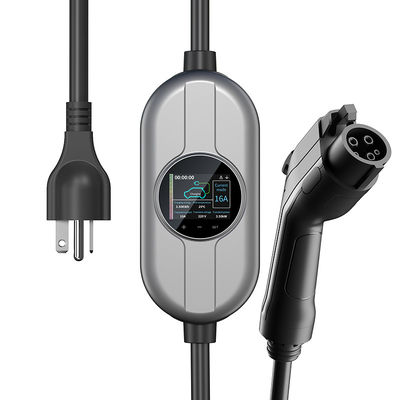Station de charge de type 1 à C.A. 250V pour le chargeur de la voiture électrique EV avec la protection de l'écran IP65 d'affichage à cristaux liquides