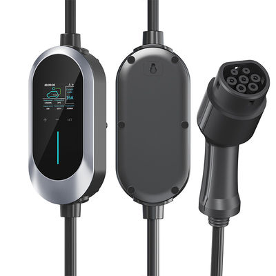 Type portatif de la norme EV Cahrger 8-16A d'UE - C.A. de remplissage rapide à la maison 230V de pile de véhicule de 2 New Energy