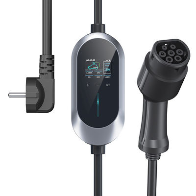 Type maximum de l'ajustement 32A actuel - chargeur rapide de 2 EV, chargeur portatif de véhicule électrique à C.A. d'OEM
