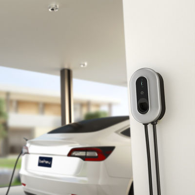 Pile de remplissage du Type2 EV avec 1M, chargeur réglable actuel câblé de Wallbox du véhicule électrique 8-16A