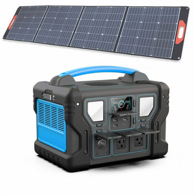L'affichage à cristaux liquides montrent 300W/500W/700W/1000W la centrale que portative avec le panneau solaire imperméable refourbissent